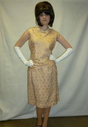 1950's peach gold