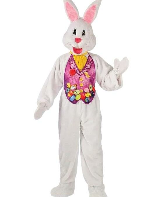 Easter Bunny Costume- Deluxe Mascot