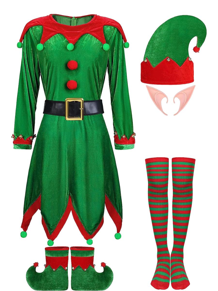 Christmas Elf Costume - Adult - Image 3