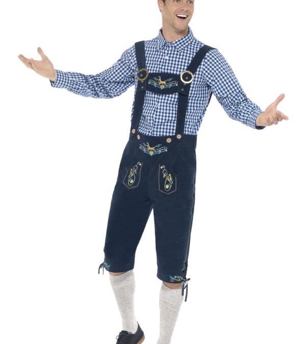 Traditional German Lederhosen Costume – Adult