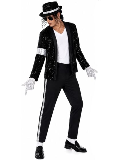 Michael Jackson Costume billy jean fancy dress for adults