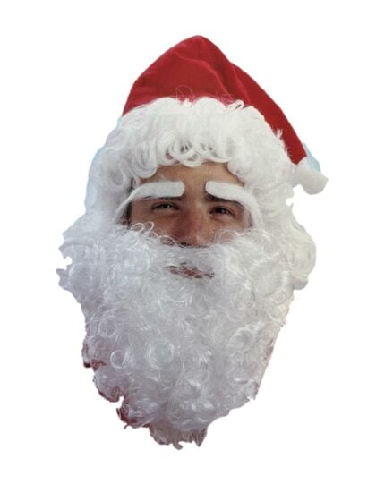 budget Santa beard and wig