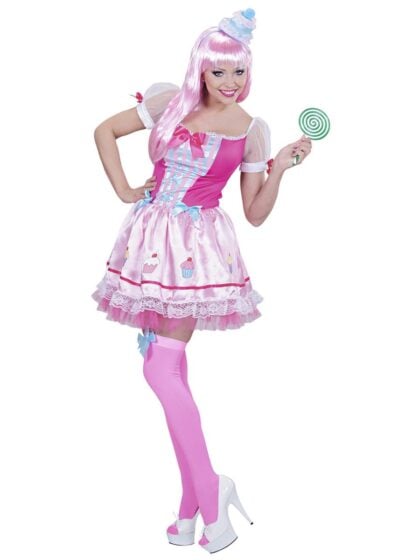 cupcake cutie costume pink sweet dress with headpeice for katy perry look