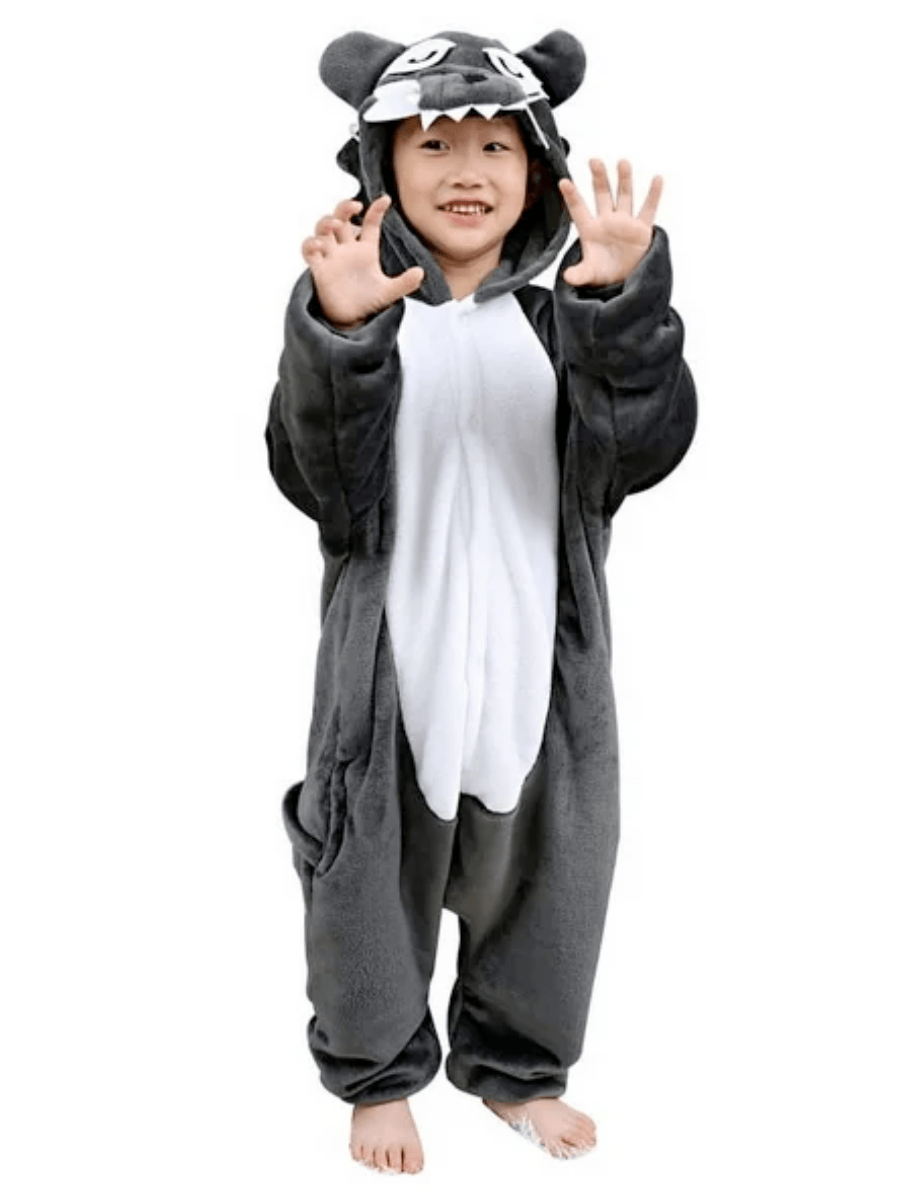 Kids Wolf Onesie Costume
