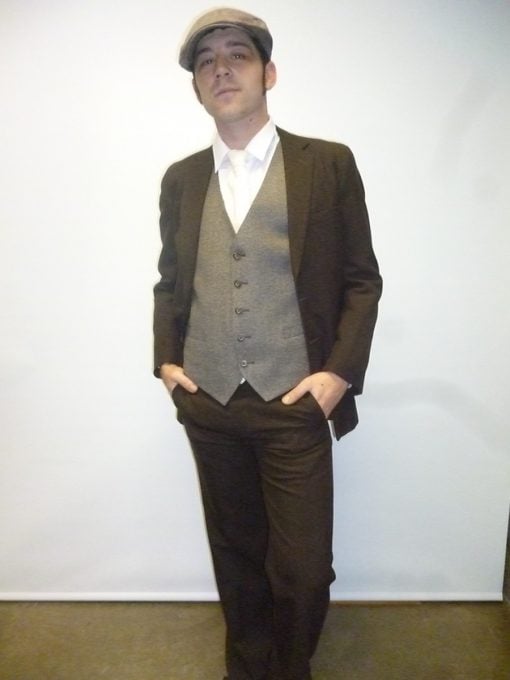 20s suit great gatsby brown suit