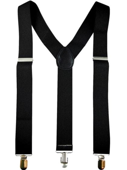 black suspenders