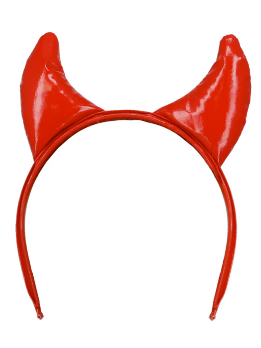 Devil Horns Headband - PVC red - Image 2