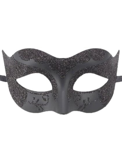 Gio Black Glitter mask