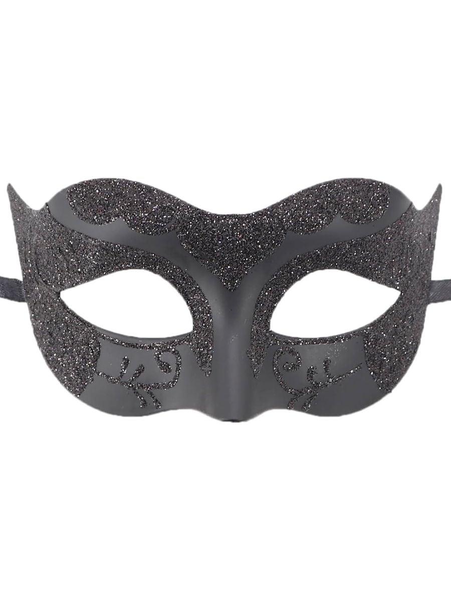 Gio Black Glitter mask