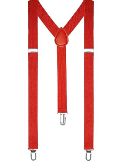 Red Suspenders Braces elastic