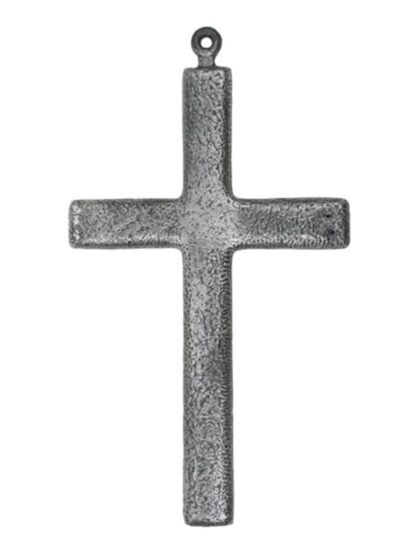 Jumbo metallic look cross