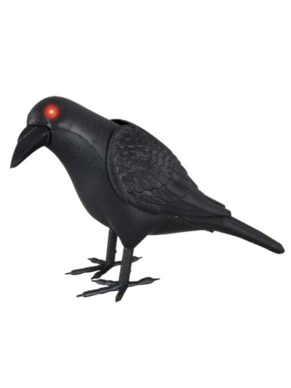 crow Plastic light up with red eyes