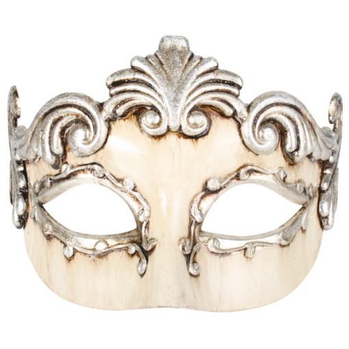 masquerade mask silver mens