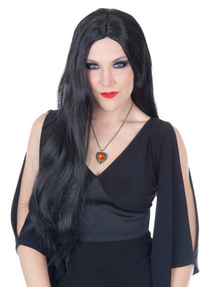 Black Morticia Wig