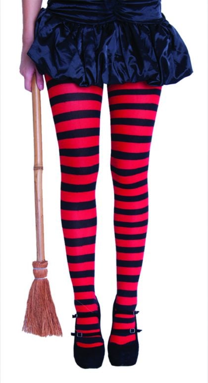 witch striped tights