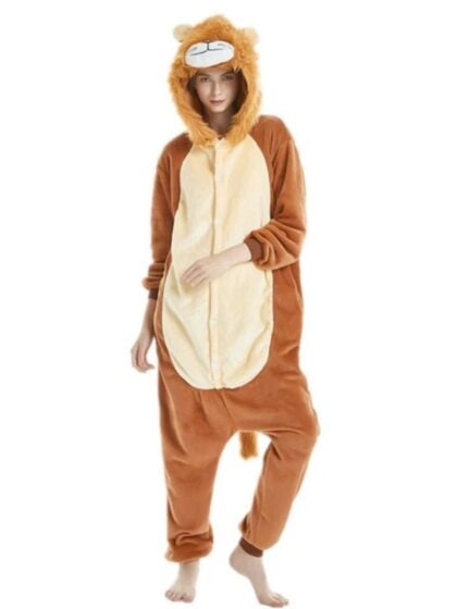 Lion animal onesie costume