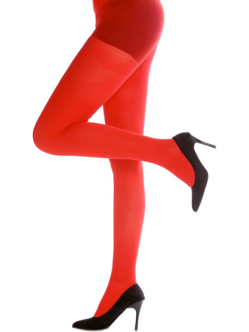Red Opaque Stockings