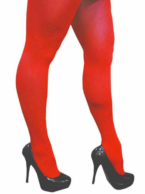 Red Opaque Stockings