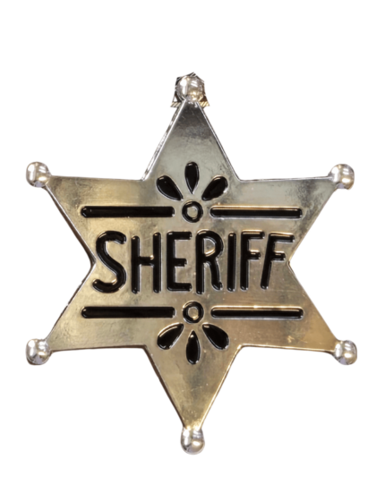 Silver Sheriff Badge