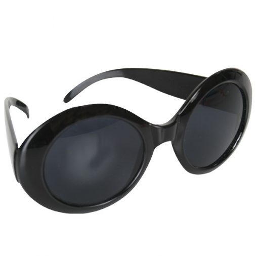 60's black glasses