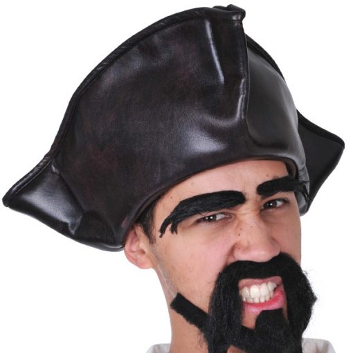 brown pirate hat