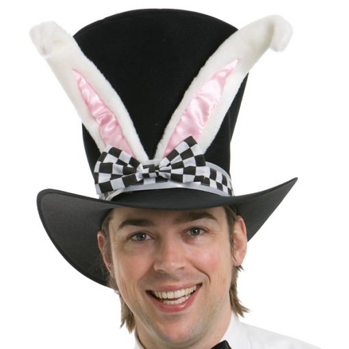 white rabbit hat