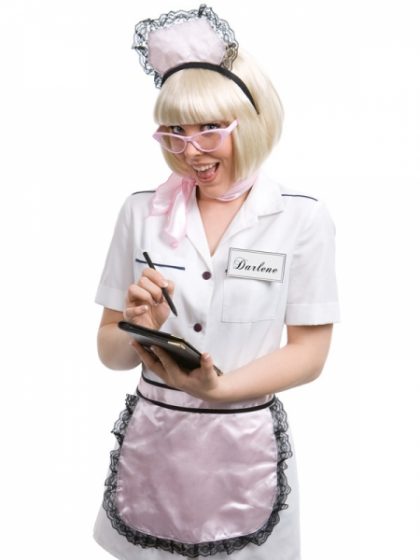 diner girl costume
