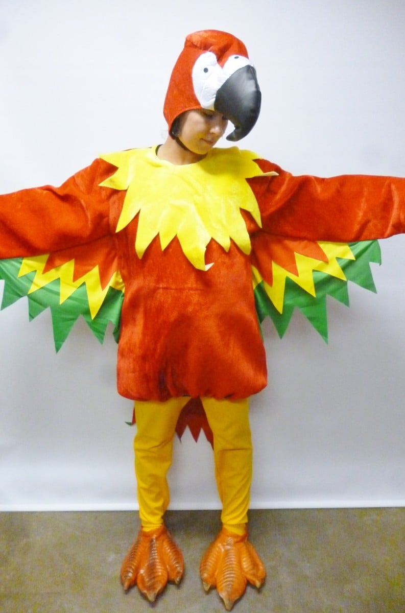 Red parrot Costume