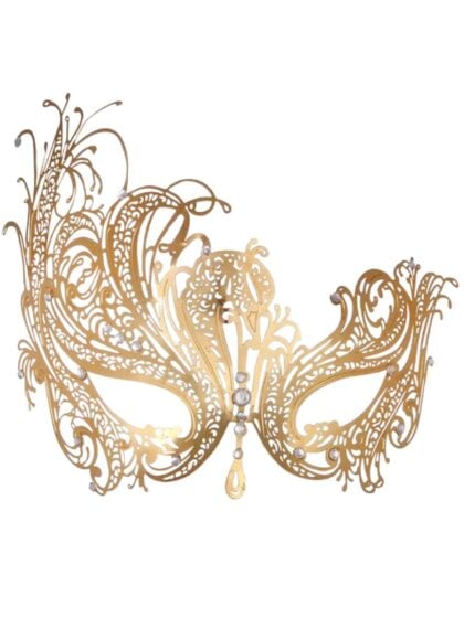 Gold Venetian Metal Mask