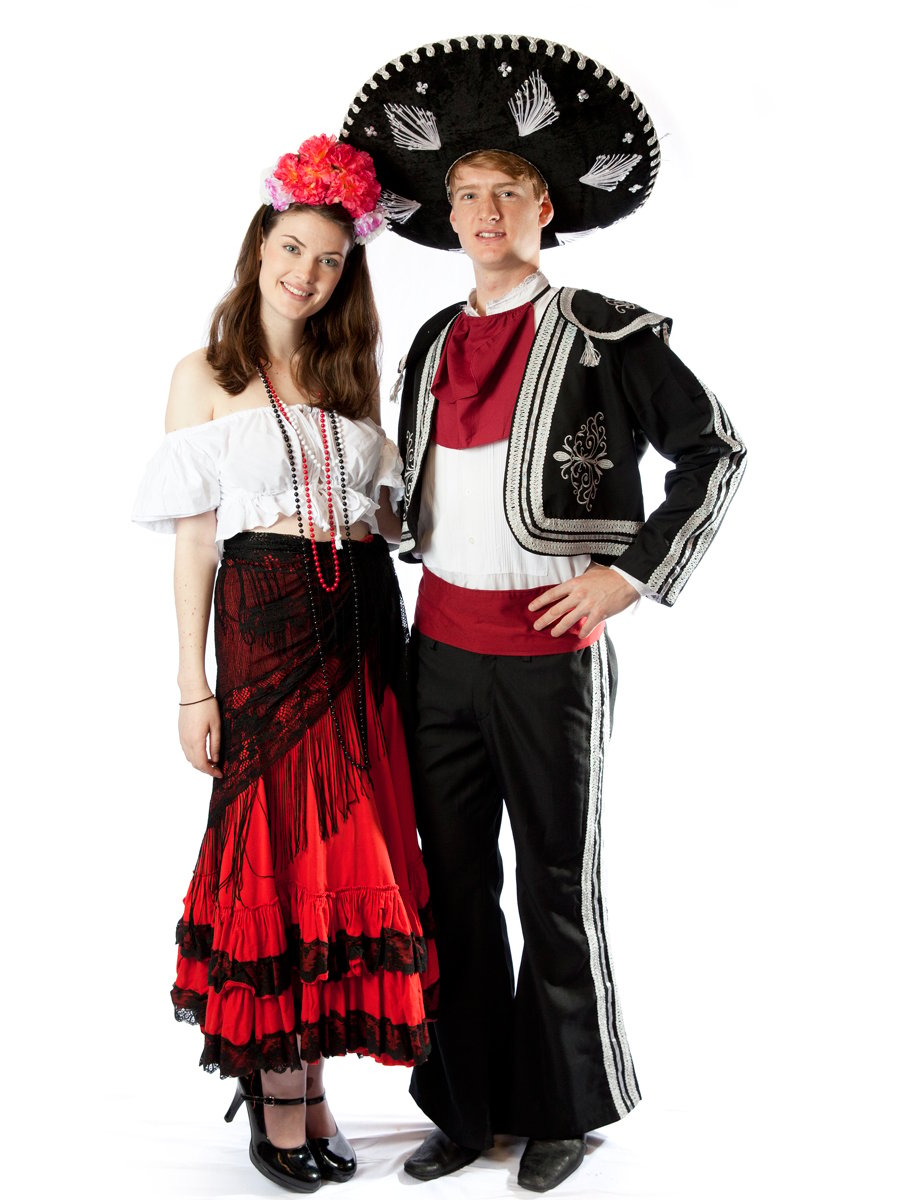 Mexican Couple Costume.