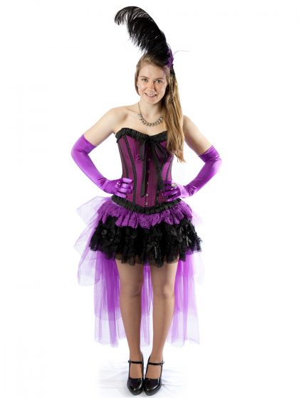 Burlesque female costume