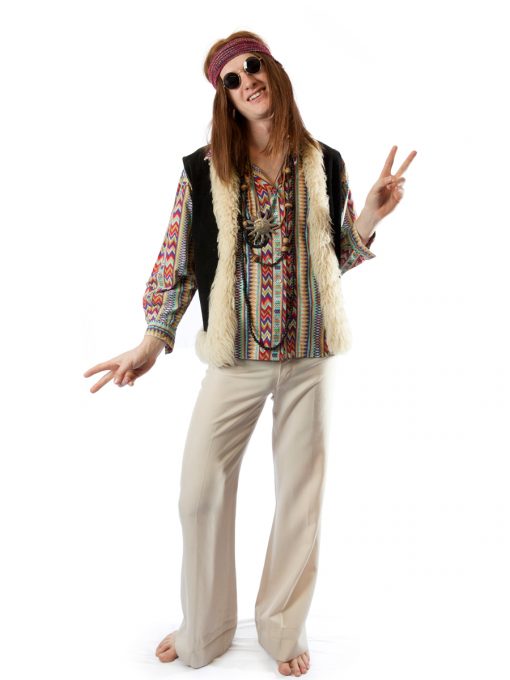 Woodstock hippie dude costume hippy peace love festival