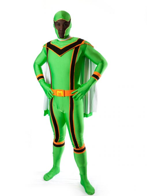 green powerranger costume ninja samurai