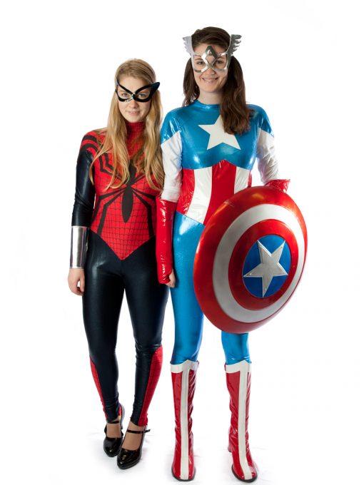 Female super hero costumes