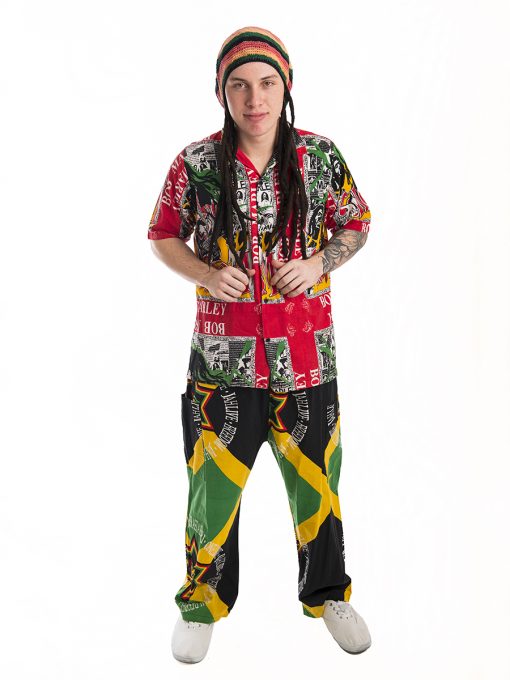 Jamaican Rastafarian Mens Costume