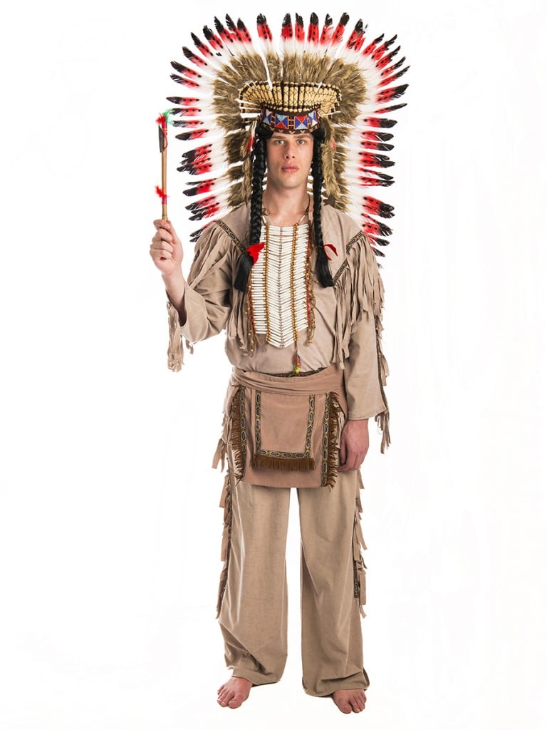 Deluxe Indian Chief Mens Costume