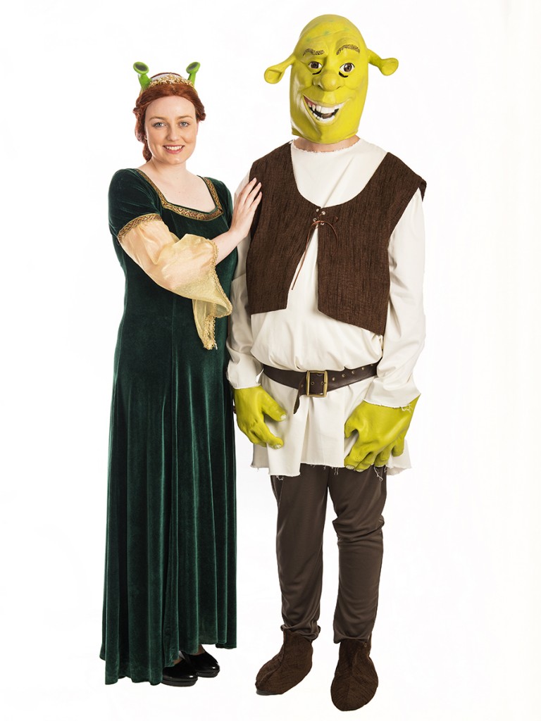 Shrek and Fiona Couple Costume.