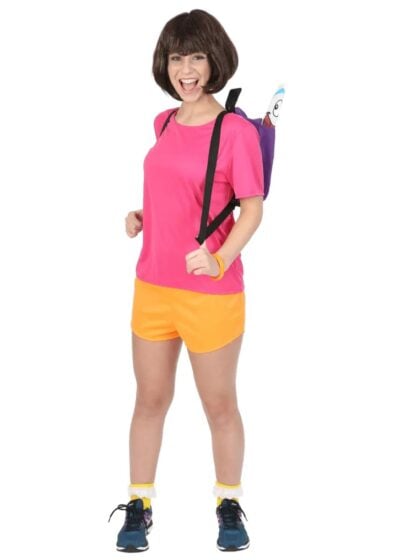 Dora The Explorer Costume, Dora, adult, Cartoon