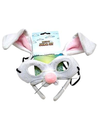 White Easter rabbit mask