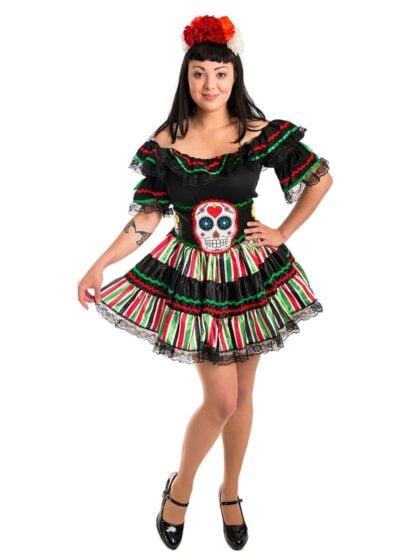 Sugar Skull Costume Mexican Day of the Dead