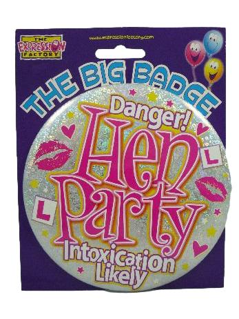 Hen party badge