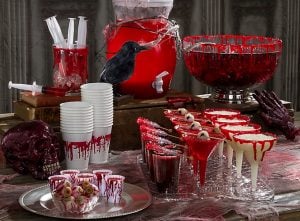 Bloody themed halloween