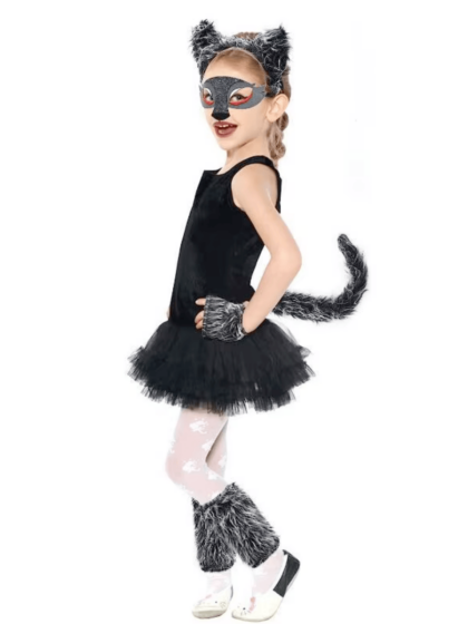 Girls Cute Wolf Costume