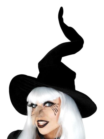 Black Velvet Witches Hat