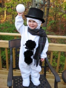 best kids snowman costume