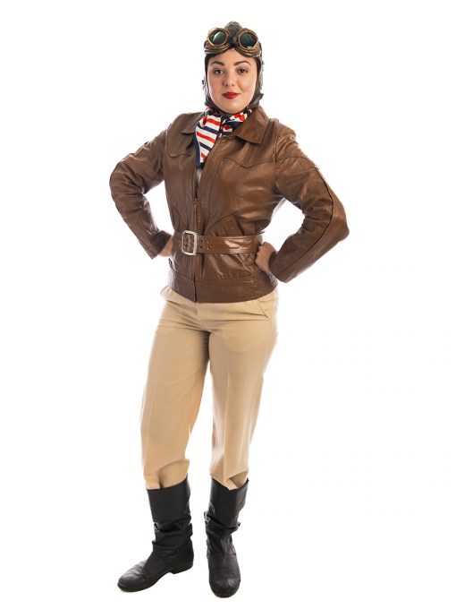 Amelia Earheart Costume, Pilot, Aviator