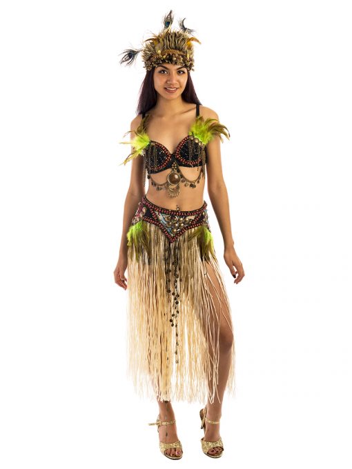 Tribal jungle girl costume