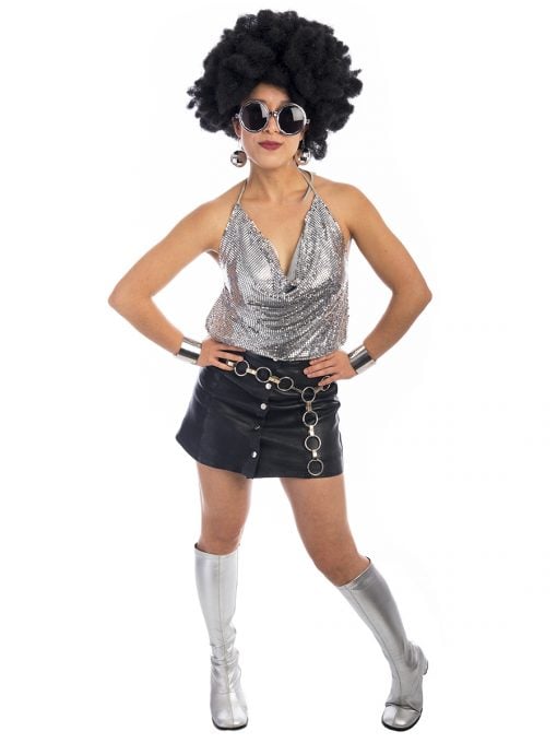 70s Disco Glomesh Gal Costume, 1970s costume, seventies costume, disco costume, studio 54 costume,