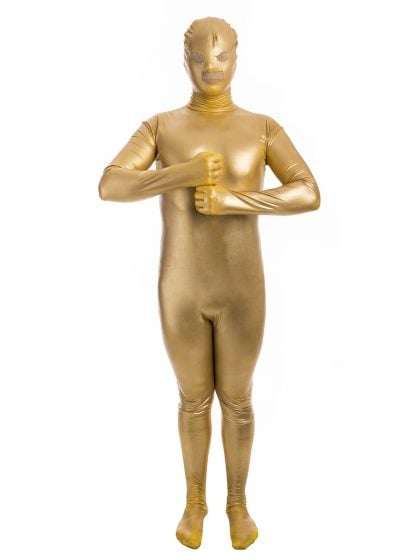 Gold Oscar Statue Costume for Adults
