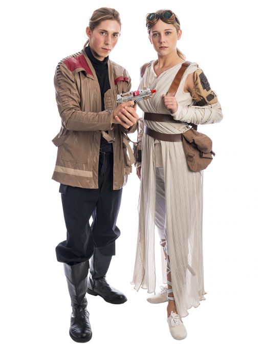 Rey and Finn Star Wars Couple Costume, Star Wars Costume, Rey Costume, Finn Costume, Rey and Finn Costumes